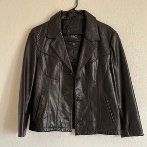 Vintage Envy Knoles and & Carter Leather Jacket Blazer